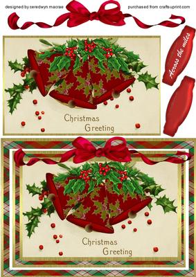 Beautiful Bells Christmas Greetings 