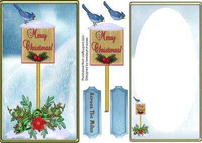 Lovely D.l Christmas Card and Incert .