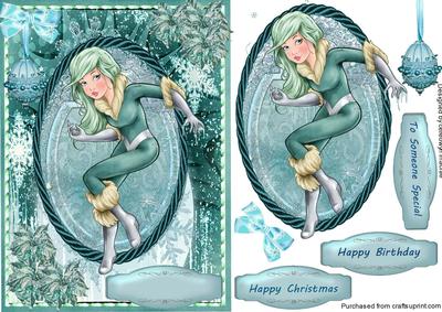 Lovely Ice Woman