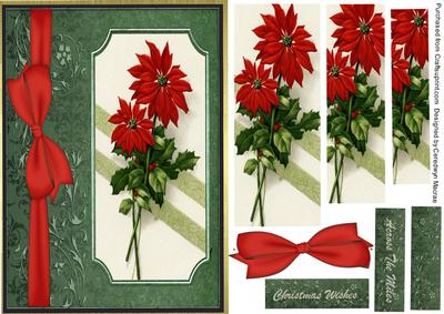Beautiful Vintage Poinsettias ( Pyramarge )