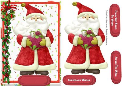 Lovely Santa Bearing Gifts
