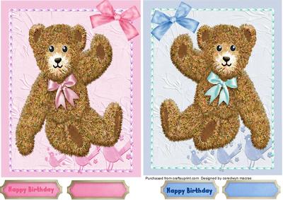 Two Lovely Birthday Toppers 