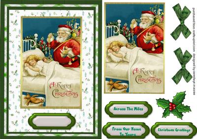 Santa Leaving the Toys 