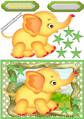 For Little Tots Birthday ( Yellow ) .