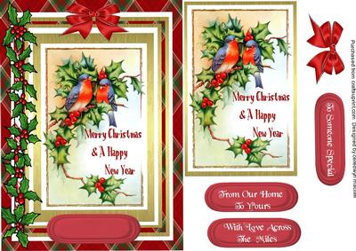 Birds in the Holly Tree