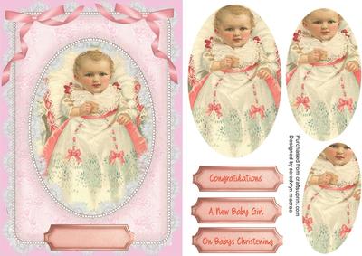 Beautiful Vintage Baby Girls Birth or Christening