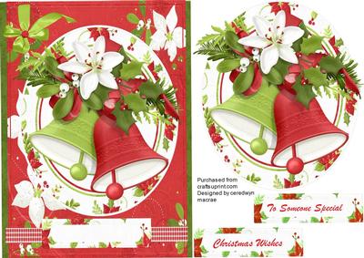 Beautiful Christmas Linen Bells