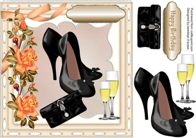 Lovely Black Bag and Shoes 