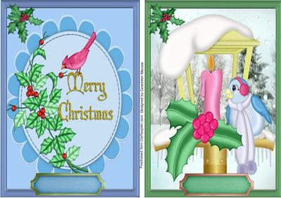 Two Quick Christmas Toppers 