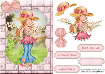 Lovely Little May Flower Girl