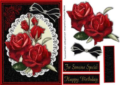 Beautiful Elegant Red Roses 
