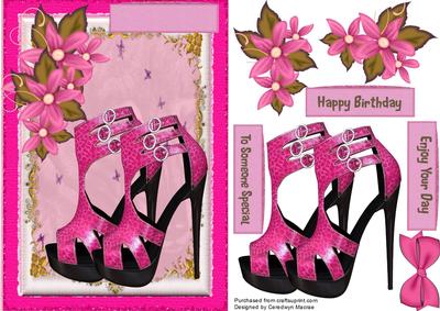 Lovely Shoes in Hot Pink