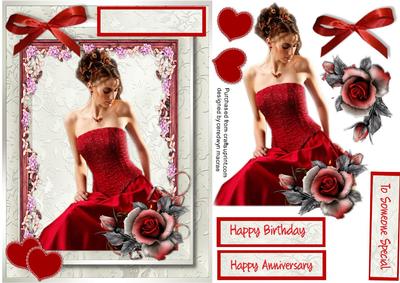Elegant Lady /birthday/anniversary/valentine.