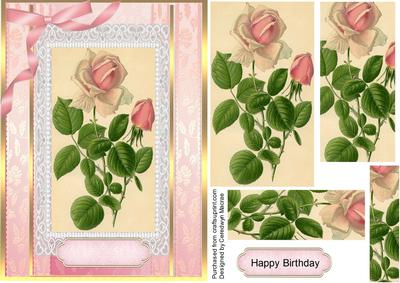 Lovely Pink Tea Roses ( Pyramid )