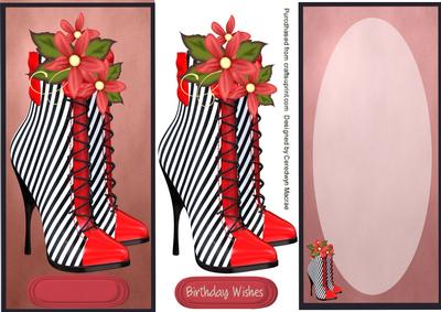 Lovely Red Boots and Incert