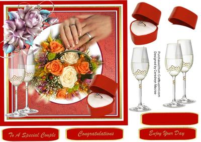 Beautiful Engagement Ring and Glasses