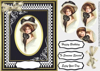 Lovely Elegant Vintage Lady ( Pyramid )