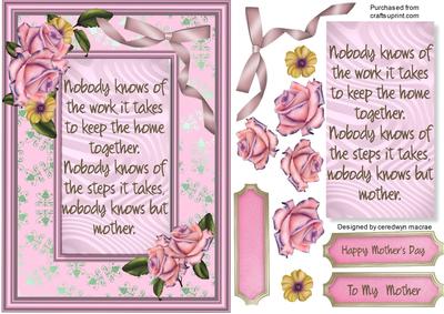 To a Dear Mother.