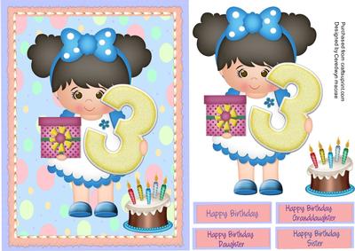 To a Happy Three Year Old Girl 
