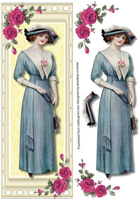 Tall D.l. Beautiful Vintage Lady 