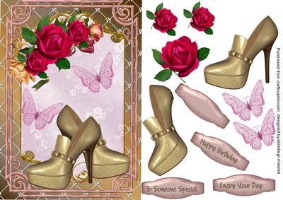 Lovely Butterflys and Golden Shoes