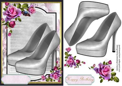 Beautiful But Simply Classic Silver Shoes 
