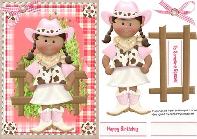Lovely Little Whimmie Cowgirl