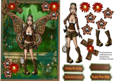 Lovely Cute Steampunk Fairy