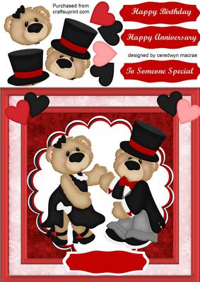 Lovely Dancing the Night Away Bears 