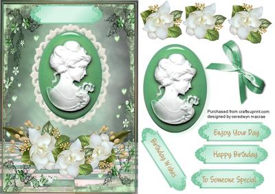 Beautiful Cameo and Gardenia's on Baby's Breath 
