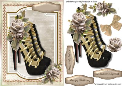 Beautiful Gold Shoes and Taurpe Pearls