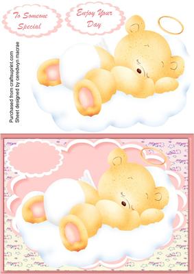Beautiful Litle Angel Bear Girl