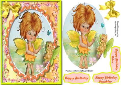 Cute Little Fairy and Her Pal