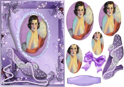 Lovely Vintage Lady in a Cameo ( Pyramid)