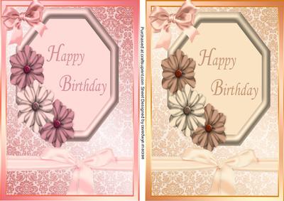 Two Lovely Quick Birthday Toppers 