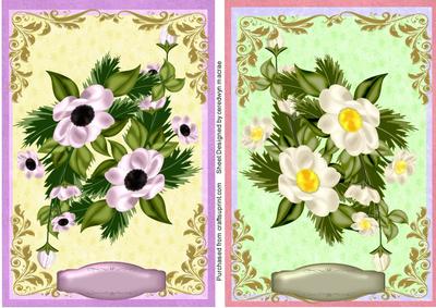 Two Lovely Flower Toppers