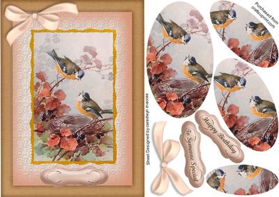 Lovely Birds in the Nest ( Pyramid )