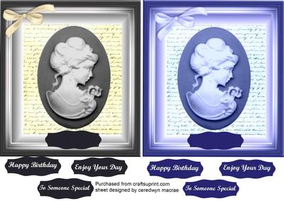 Lovely Cameo Toppers 