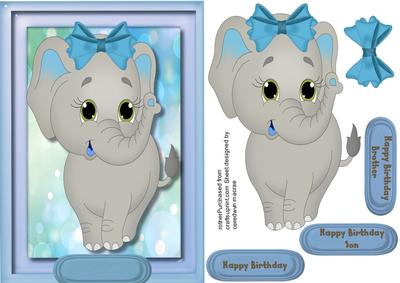 Lovely Dumbo in His Bow 