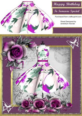 Lovely Liac Dres and Roses 