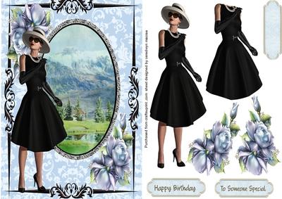 Elegant Lady in Black.
