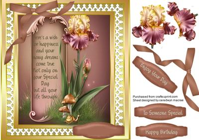 Beautiful Birthdat Verse Abd Irises 