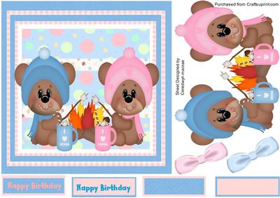 Lovely Little Marshmallow Bears 