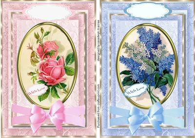 Two Lovely Flower Toppers 