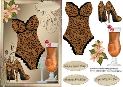 Oooo-la-la Sexy Leopard Print Bask 