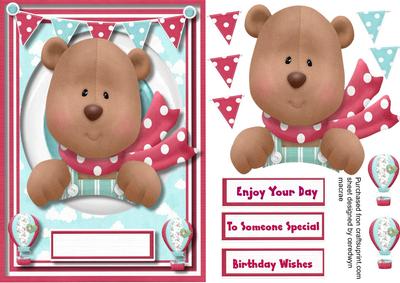 Little Birthday Pilate Bear 
