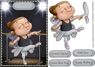 Elegant Fairy Dancing at the Bar 