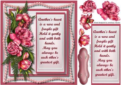 Beautiful Anniversary Verse and Red Roses 