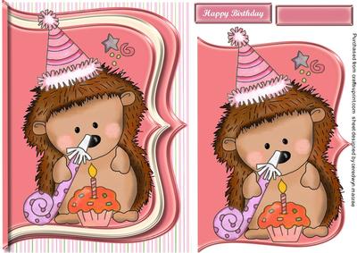 Lovely Little Hedgehogs Birthday Cake