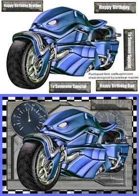 A Bikers Pride and Joy ( Blue)
